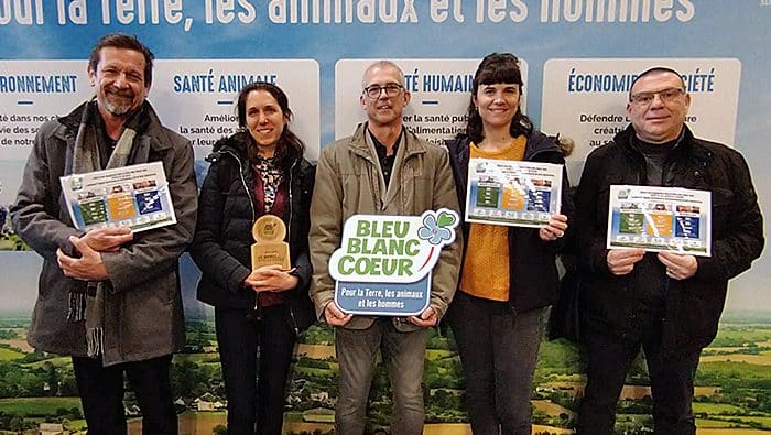 Les représentants des Crous de Lorraine, de Montpellier-Occitanie et d'Aix Marseille Avignon aux Trophées de la Nutrition Durable 2023.