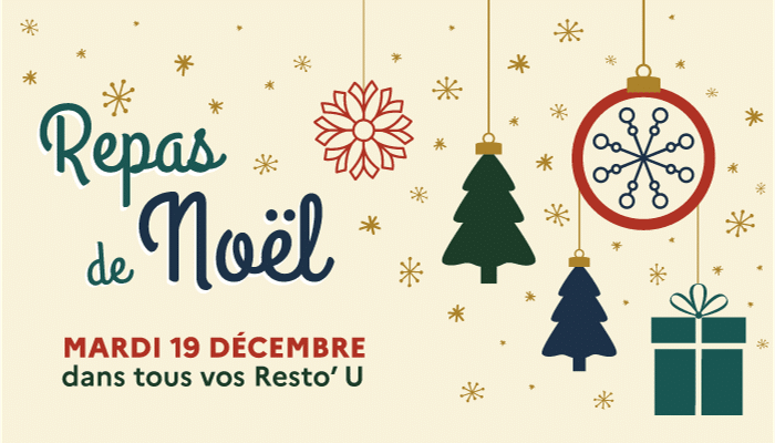 Repas de Noël 1 Repas de Noël dans les restaurants universitaires du Crous Lorraine