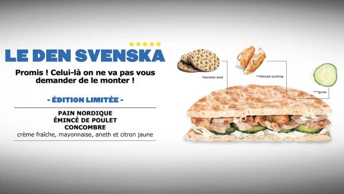 Den svenska, le sandwich du mois de Mars par le Crous Lorraine