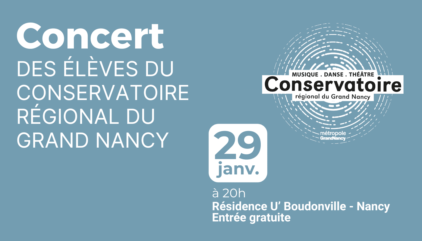 Concert des élèves du Conservatoire du Grand Nancy 8 agenda concert conservatoire