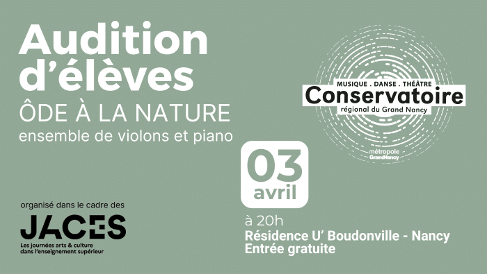 conservatoire 3 avril
