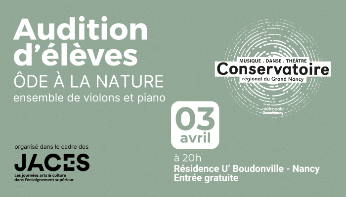 conservatoire 3 avril