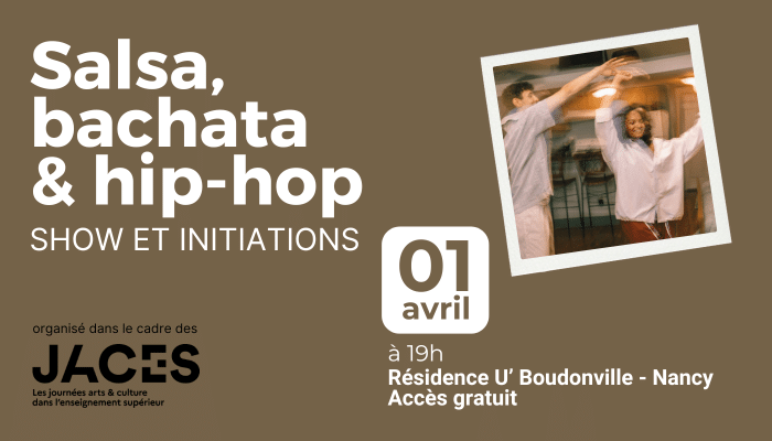 Salsa Bachata et Hip-hop 1 danses 1 avril