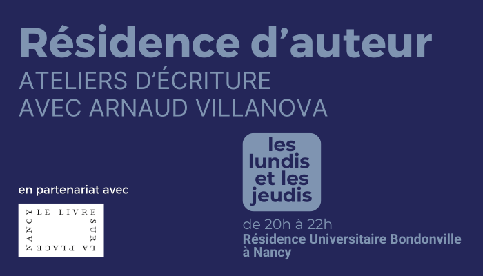 agenda residence auteur 2026